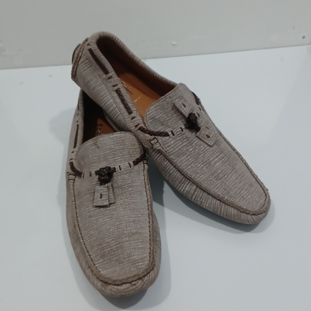 $480 Baldinini Mens Leather Loafter Size 46 or 12